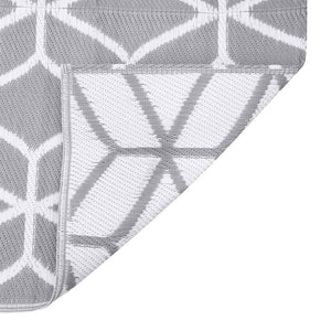vidaXL Outdoor Rug ARAKIL Grey 140x200 cm PP