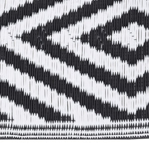 vidaXL Outdoor Rug ARAKIL Black 80x250 cm PP