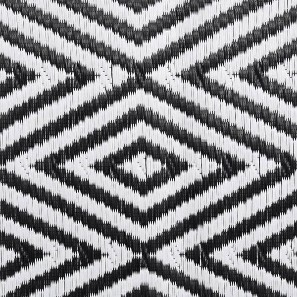 vidaXL Outdoor Rug ARAKIL Black 80x250 cm PP