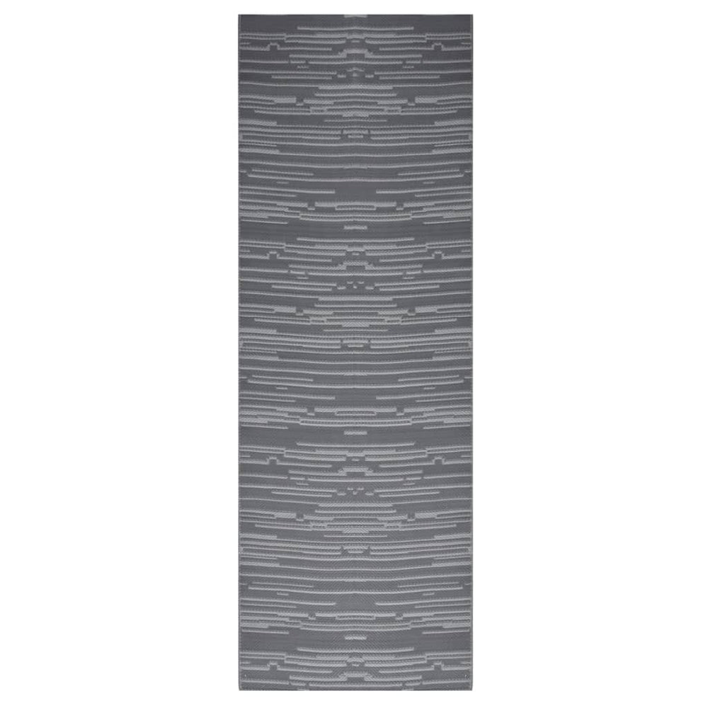 vidaXL Outdoor Rug ARAKIL Anthracite 80x250 cm PP