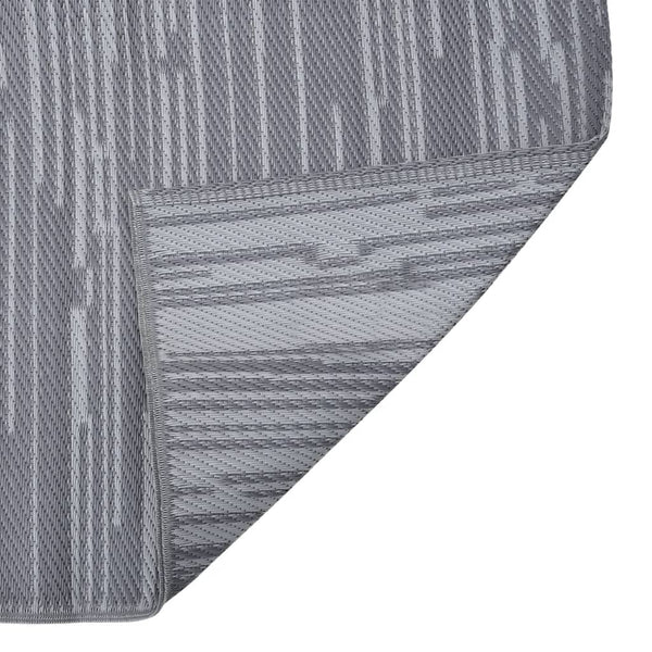 vidaXL Outdoor Rug ARAKIL Anthracite 80x250 cm PP