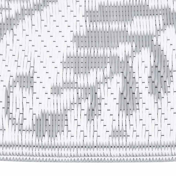 vidaXL Outdoor Rug ARAKIL Light Grey 80x250 cm PP