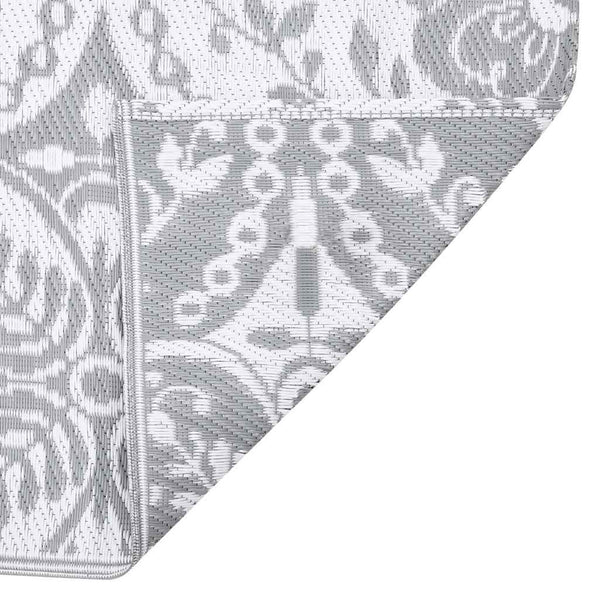 vidaXL Outdoor Rug ARAKIL Light Grey 80x250 cm PP