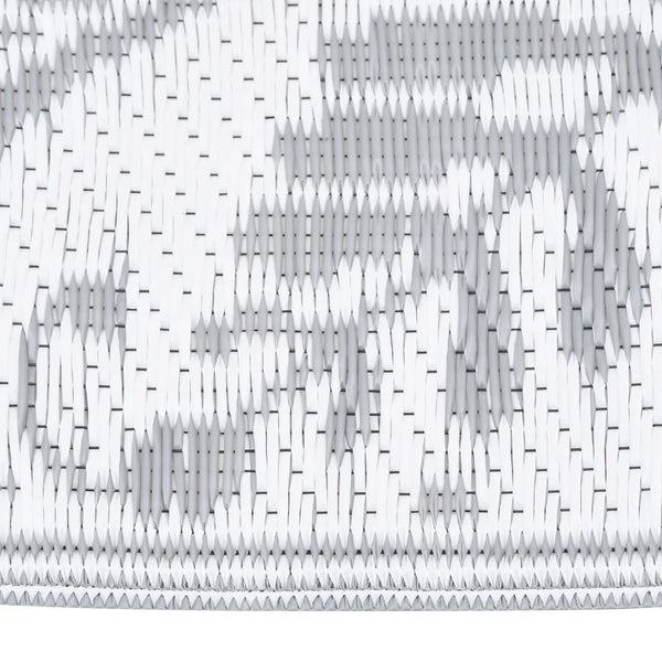 vidaXL Outdoor Rug ARAKIL Light Grey 140x200 cm PP