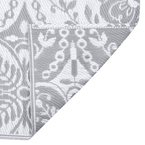 vidaXL Outdoor Rug ARAKIL Light Grey 140x200 cm PP