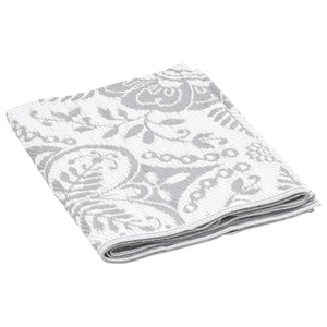 vidaXL Outdoor Rug ARAKIL Light Grey 140x200 cm PP