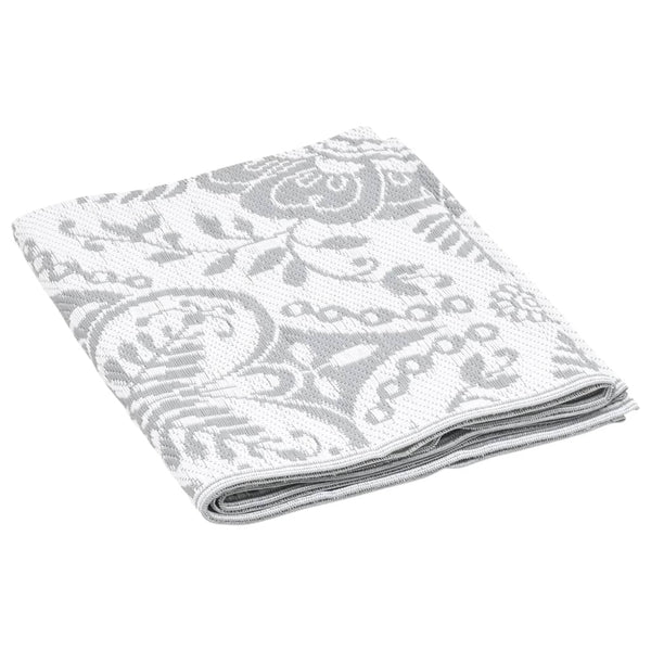 vidaXL Outdoor Rug ARAKIL Light Grey 140x200 cm PP