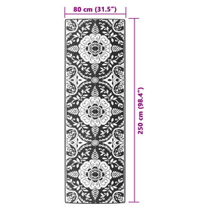 vidaXL Outdoor Rug ARAKIL Pink 80x250 cm PP