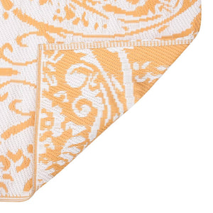 vidaXL Outdoor Rug ARAKIL Yellow 140x200 cm PP