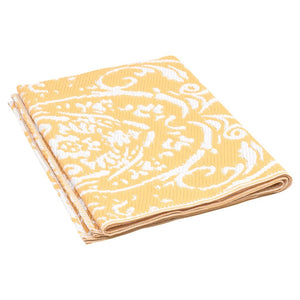 vidaXL Outdoor Rug ARAKIL Yellow 140x200 cm PP