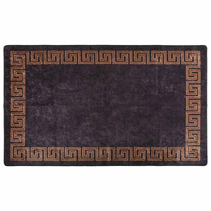 vidaXL Washable Rug 120x180 cm Black and Gold