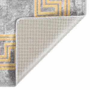 vidaXL Washable Rug 80x150 cm Grey