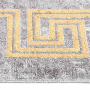 vidaXL Washable Rug 80x150 cm Grey