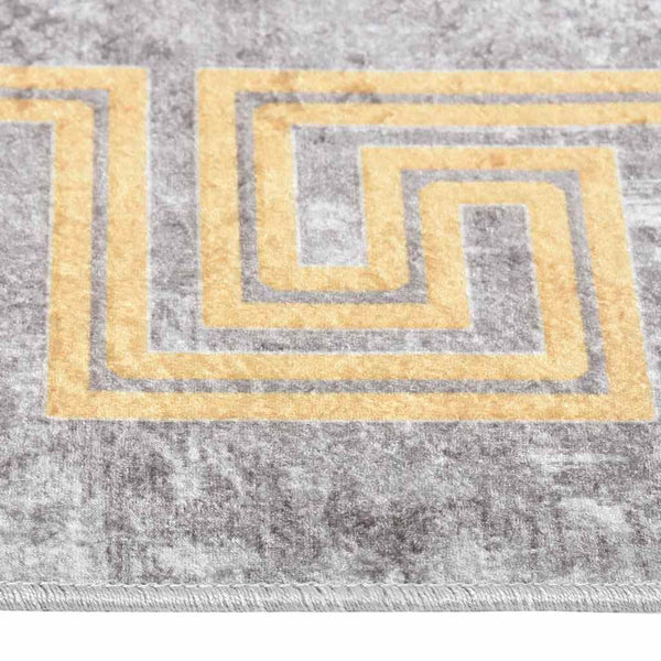 vidaXL Washable Rug 80x150 cm Grey