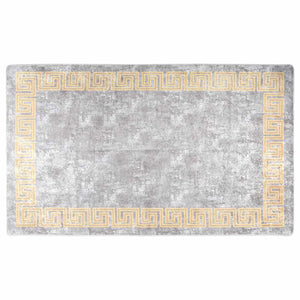 vidaXL Washable Rug Grey 120x180 cm