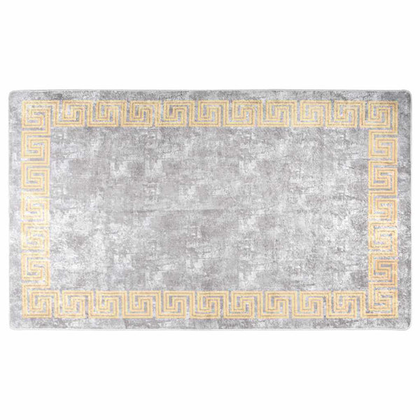 vidaXL Washable Rug Grey 120x180 cm