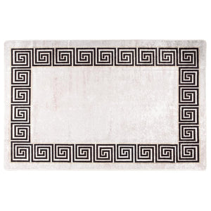 vidaXL Washable Rug 80x150 cm Light Beige