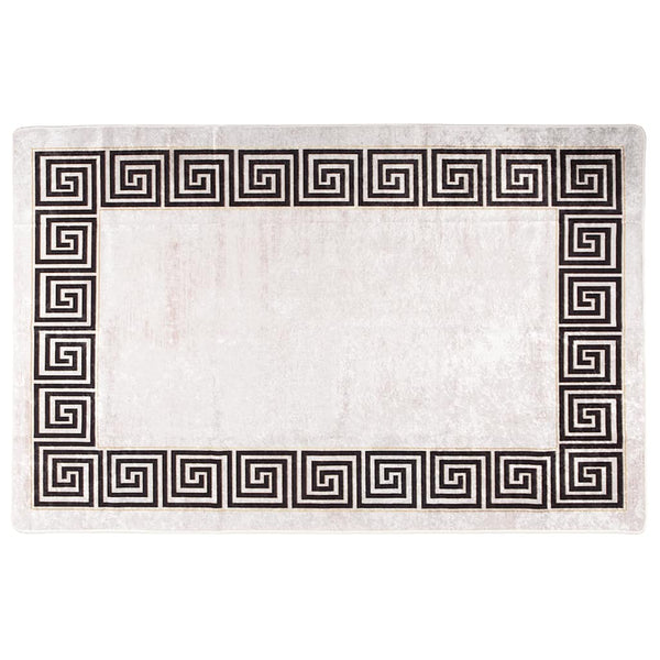 vidaXL Washable Rug 80x150 cm Light Beige