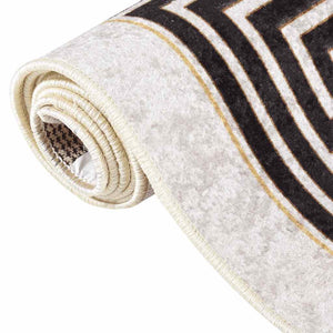 vidaXL Washable Rug 80x150 cm Light Beige