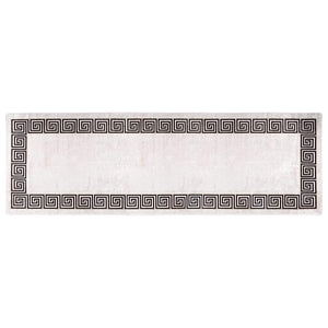 vidaXL Washable Rug 80x300 cm Light Beige
