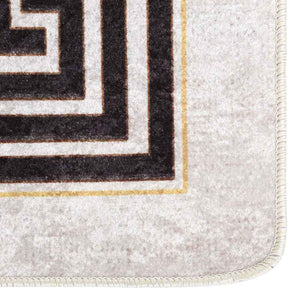 vidaXL Washable Rug 80x300 cm Light Beige