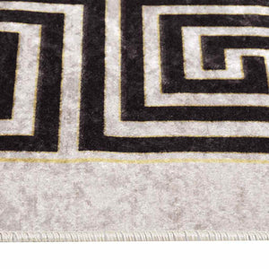 vidaXL Washable Rug 80x300 cm Light Beige