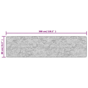 vidaXL Washable Rug 80x300 cm Light Beige