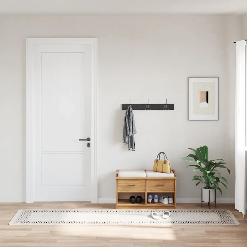 vidaXL Washable Rug 80x300 cm Light Beige