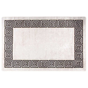 vidaXL Washable Rug 160x230 cm Light Beige