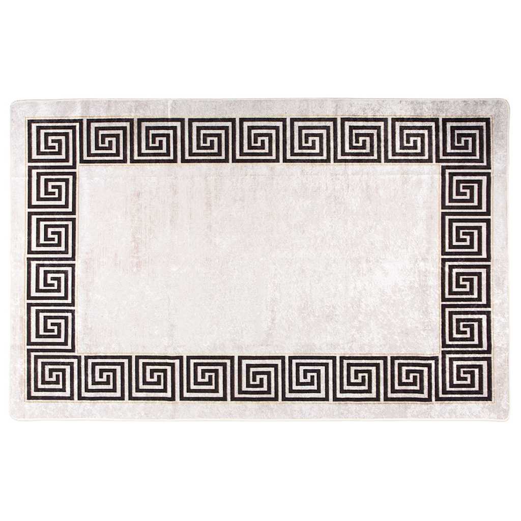 vidaXL Washable Rug 160x230 cm Light Beige