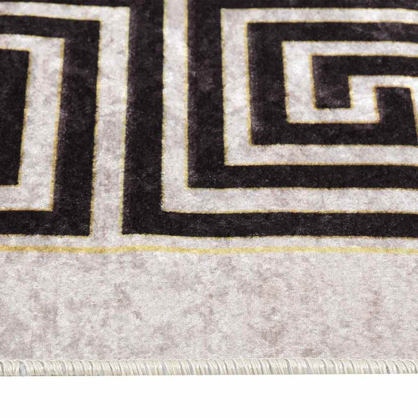vidaXL Washable Rug 160x230 cm Light Beige