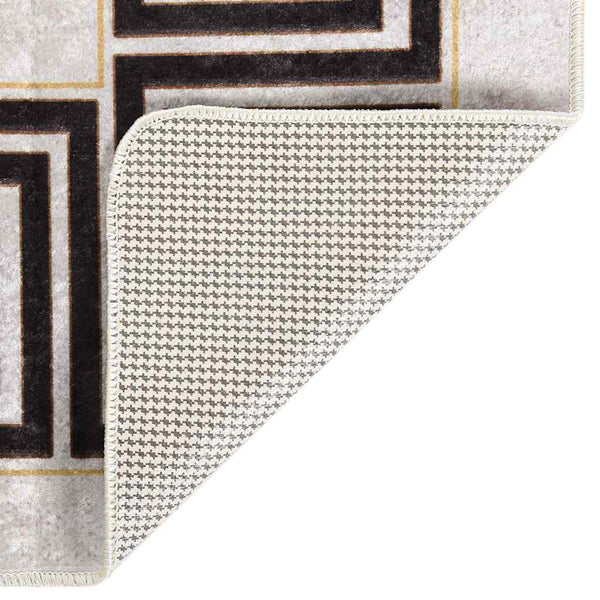 vidaXL Washable Rug 160x230 cm Light Beige