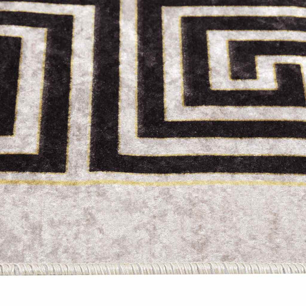 vidaXL Washable Rug 190x300 cm Light Beige