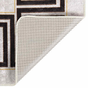 vidaXL Washable Rug 190x300 cm Light Beige