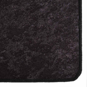 vidaXL Washable Rug 80x300 cm Anthracite