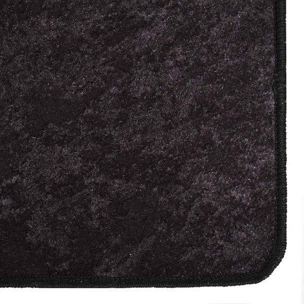 vidaXL Washable Rug 80x300 cm Anthracite