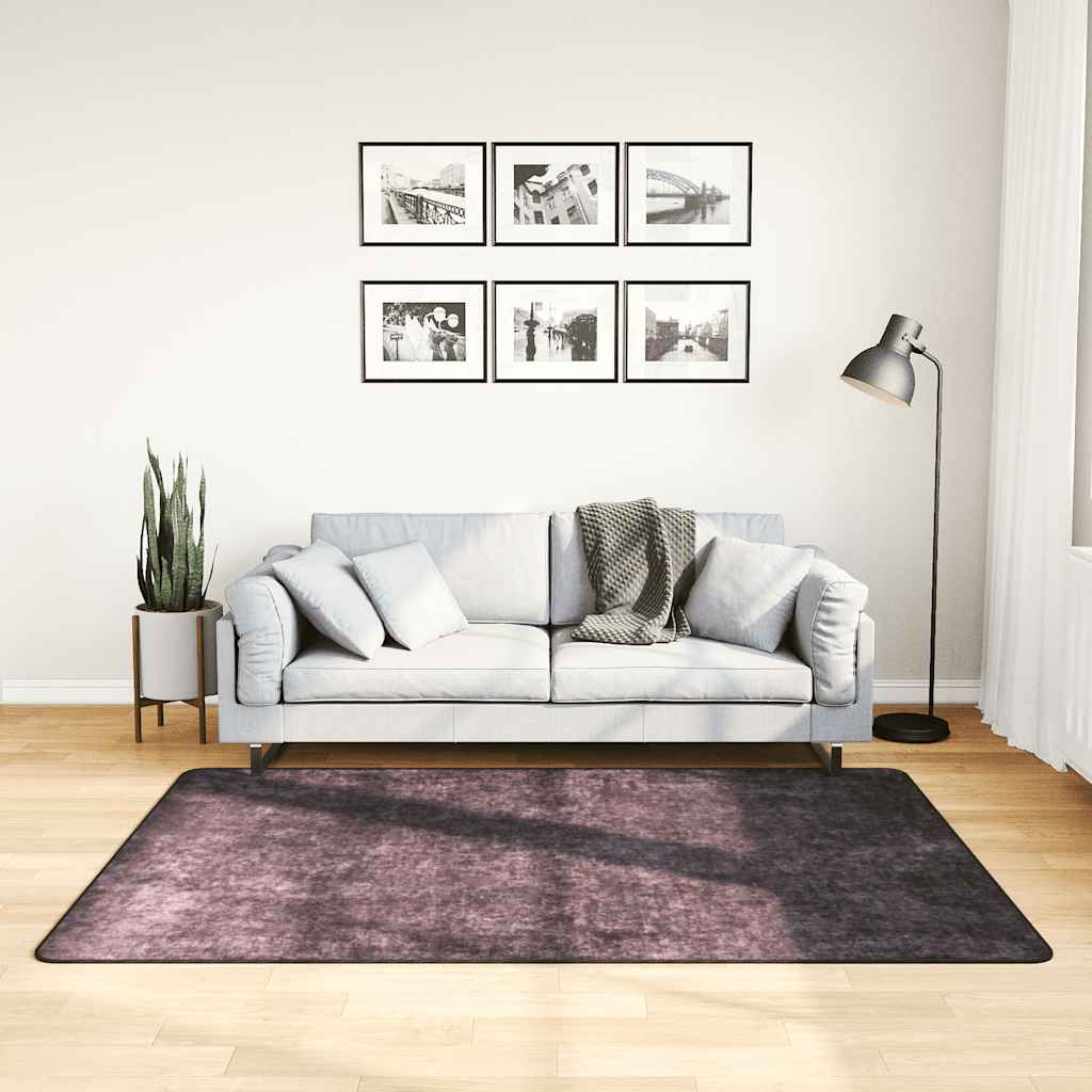vidaXL Washable Rug Anthracite 120x180 cm