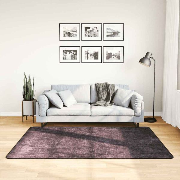 vidaXL Washable Rug Anthracite 120x180 cm