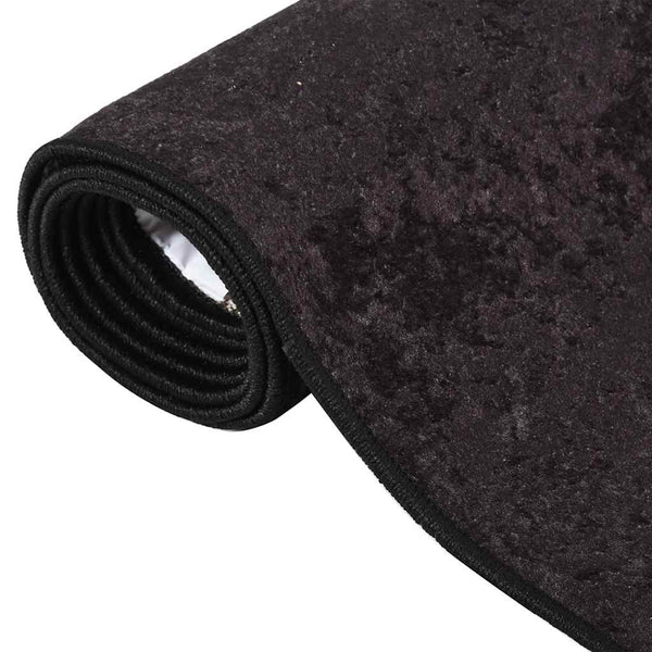 vidaXL Washable Rug 160x230 cm Anthracite