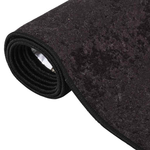 vidaXL Washable Rug 190x300 cm Anthracite