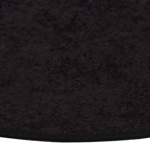 vidaXL Washable Rug φ120 cm Anthracite