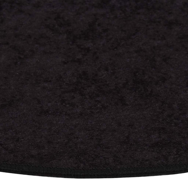vidaXL Washable Rug φ120 cm Anthracite