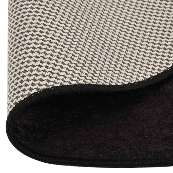 vidaXL Washable Rug φ120 cm Anthracite