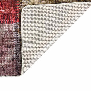 vidaXL Washable Patchwork Rug 80x150 cm Multicolored