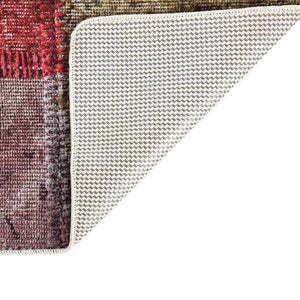 vidaXL Washable Patchwork Rug Multicolored 120x180 cm