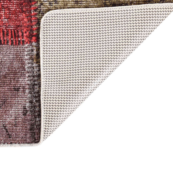 vidaXL Washable Patchwork Rug Multicolour 190x300 cm