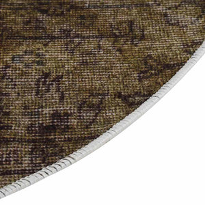 vidaXL Washable Patchwork Rug Multicolour φ120 cm