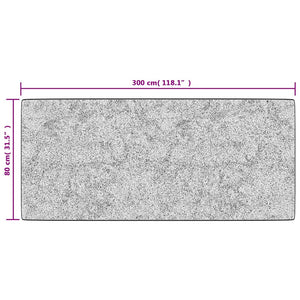vidaXL Washable Rug 80x300 cm Multicolour