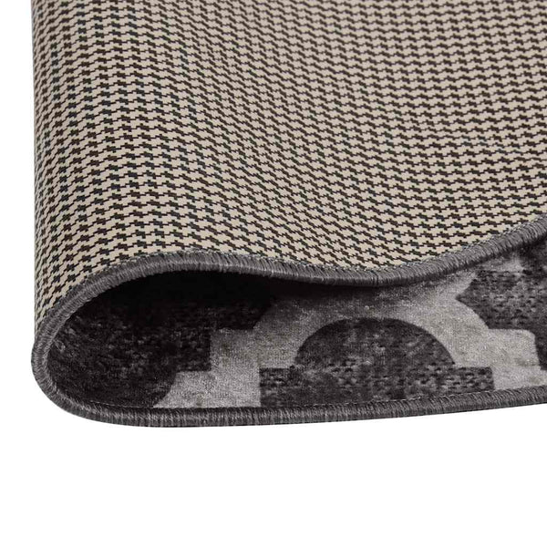 vidaXL Washable Rug Multicolour φ120 cm