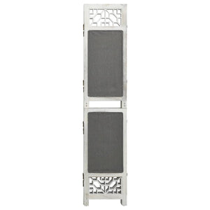 vidaXL 6-Panel Room Divider Grey 210x165 cm Fabric